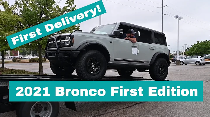 2021 Ford Bronco First Edition Delivery! First In Wisconsin!
