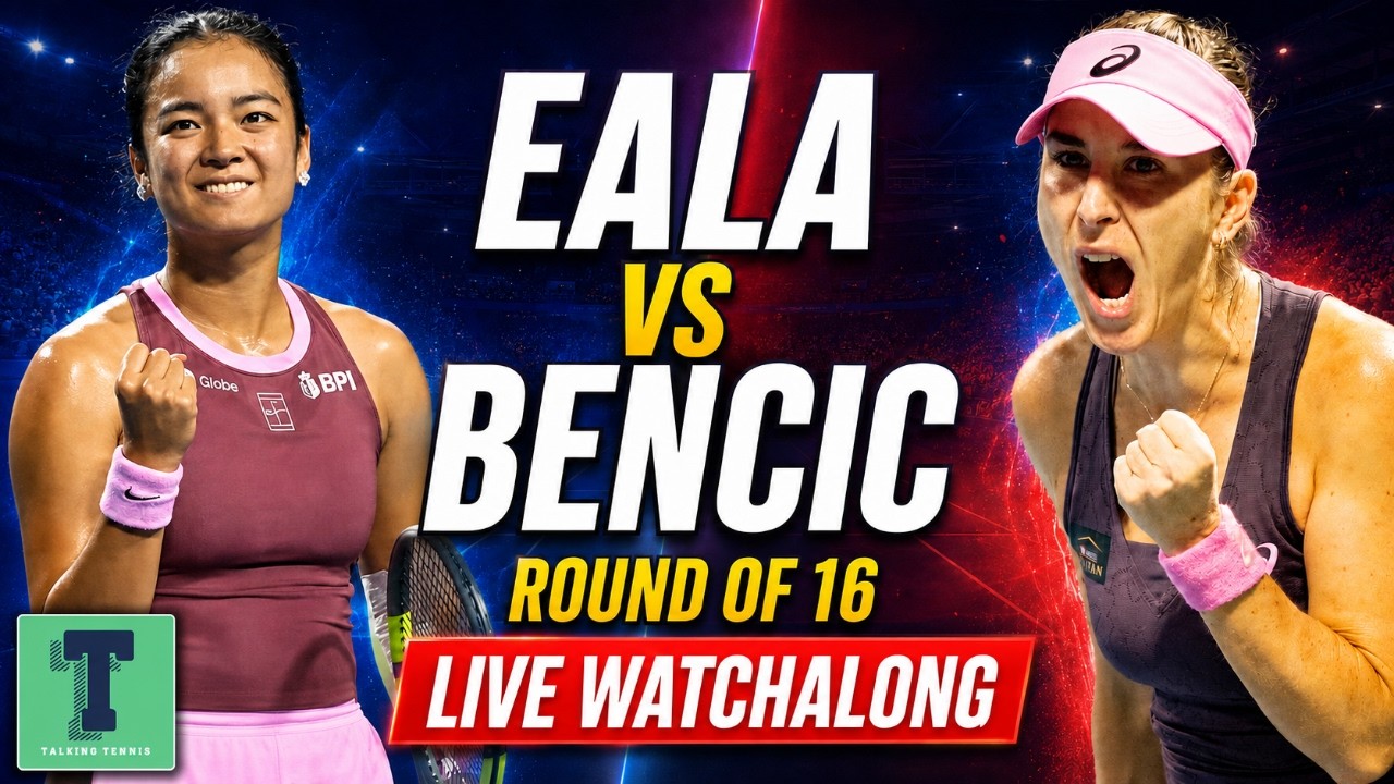 Alex Eala vs Belinda Bencic | WTA Toronto | Canadian Open Round of 16 | LIVE TENNIS WATCHALONG