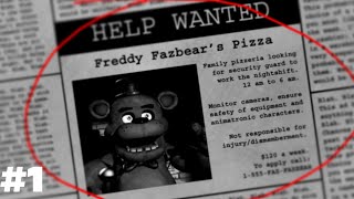 Primeira Vez Jogando Five Nights At Freddy(Ep.1)