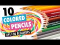 How to use colored pencils in adult coloring pages  10 tips for beginners