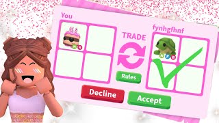 Trading NEON CAKE FRIEND in adopt me! *SO CUTE!