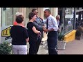 Obama Walks the Streets of America