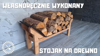 Własnoręcznie Wykonany Stojak Na Drewno Kominkowe