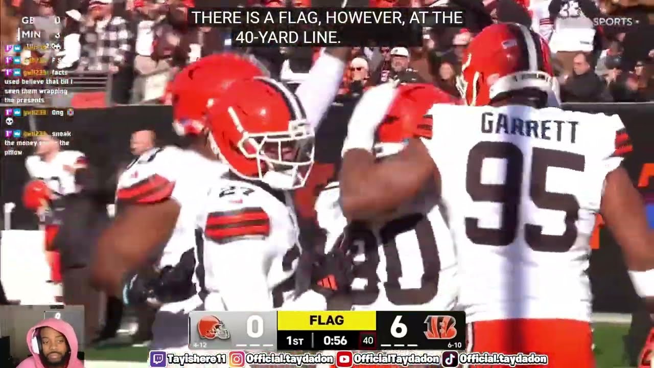 MYLES GARRETT GETS THE SACK RECORD!! CLEVELAND BROWNS VS CINCINNATI BENGALS HIGHLIGHTS (REACTION)