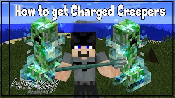 How to Get Charged Creepers In Minecraft : 2 min Tutorial