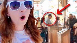 WE SAW A CELEBRITY AT DISNEYLAND California Adventure Vlog 2019 - Disneyland Celebrity Spotting