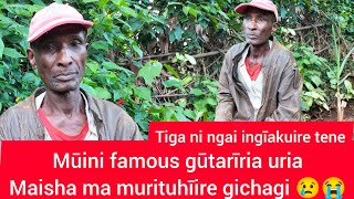 Sad 😢 muini Moses wanyoike wa  nyumba yakwa Mathare( macindano ma ago) kugumirwo ni thīīna gicagi
