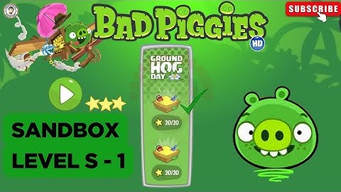 Bad Piggies Full Walkthrough [All Stars & Hidden Items]