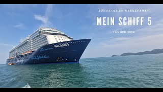 Asienkreuzfahrt 2024 mit Singapur auf der Mein Schiff 5