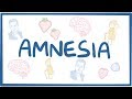 Amnesia - causes, symptoms, diagnosis, treatment, pathology