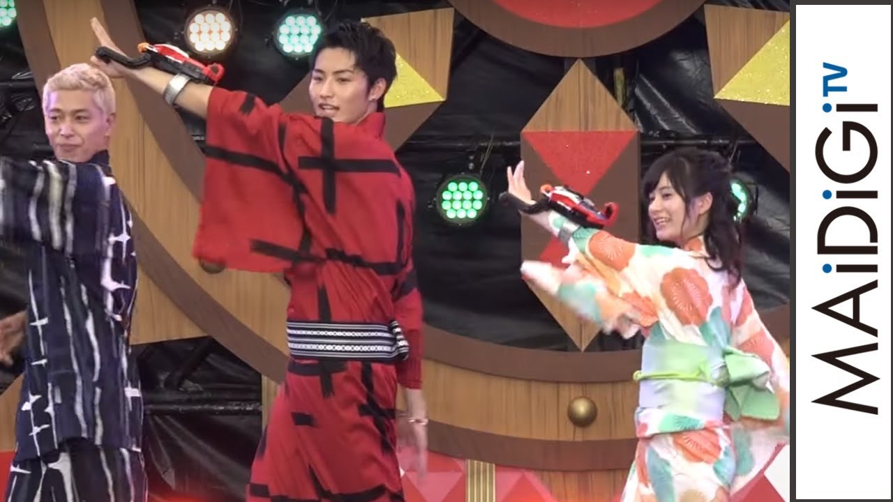 キュウレンジャー、浴衣姿でキュータマ音頭を生披露　劇場版「宇宙戦隊キュウレンジャー THE MOVIE ゲース・インダベーの逆襲」完成披露イベント4