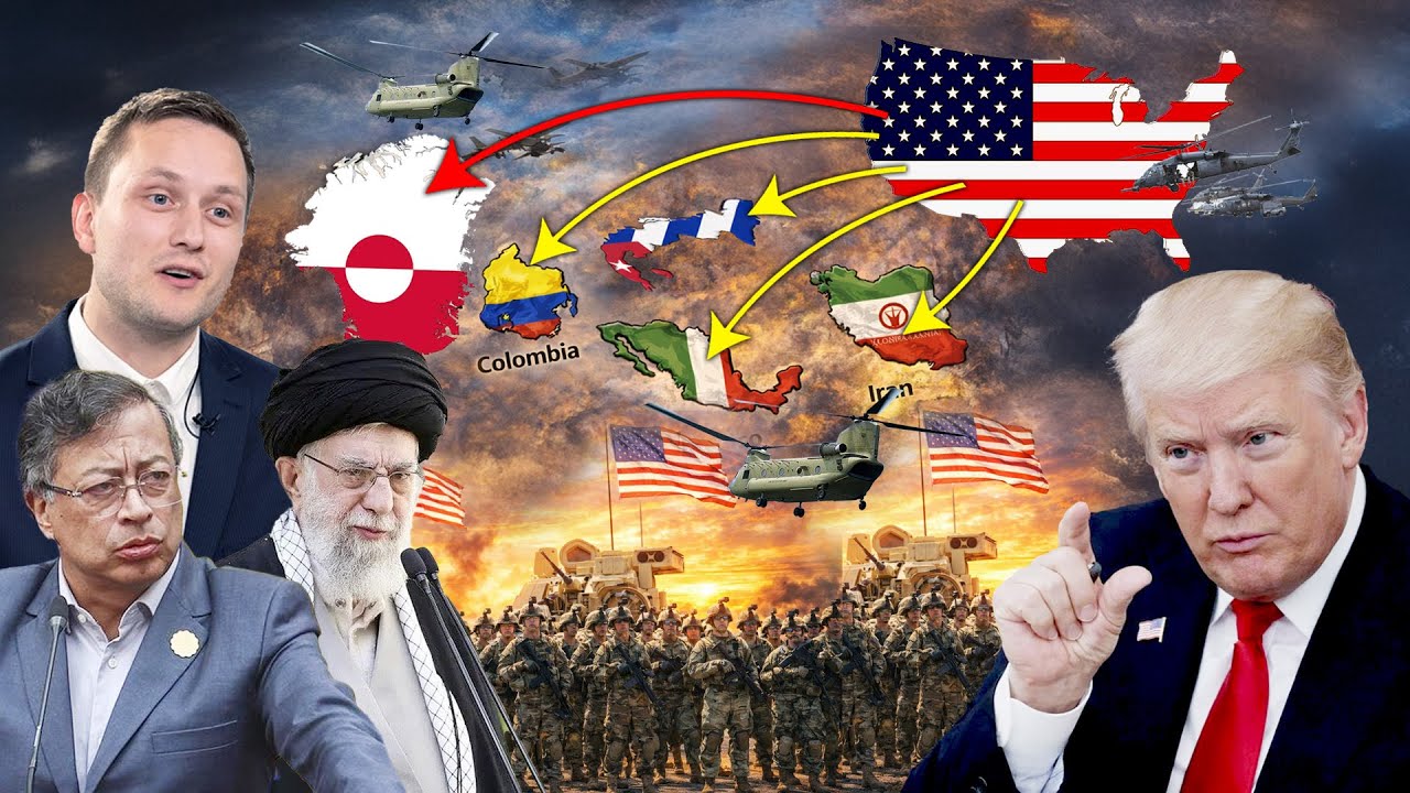 INVASI TRUMP DIMULAI!? Negara-Negara Target AS Siap Bersatu Hancurkan Hegemoni Amerika Serikat