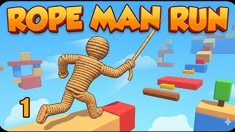 Every Level Feels Different 🤯🔥 | Smooth Run Walkthrough 🧵🏃#ropemanrun3d #mobilegames #androidgames