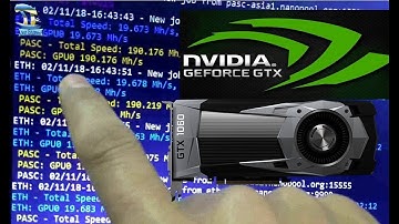 Nvidia GTX 1060 single card dual mining ethereum and Pascal. performance hash rate and profit