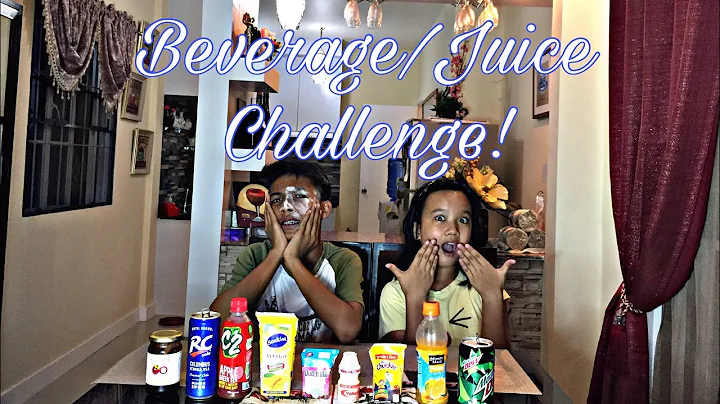 BEVERAGE/JUICE CHALLENGE! | Kenneth Lance VLOG