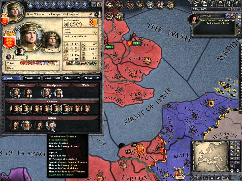 Crusader Kings II Guglielmo il Conquistatore (01 di XX) YouTube Crusader Kings II Guglielmo il Conquistatore (01 di XX) YouTube