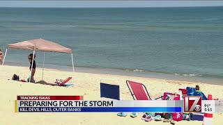 Preparing for the storm at Kill Devil Hills