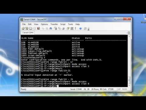 Creating Vlans and