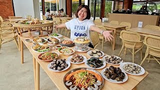 บุฟเฟต์หอย ไม่อั้น 3 ชั่วโมง 199 ส้มตำ ยำ อาหารอีสานรสเด็ด ล้านนัวส์ แจ้งวัฒนะ