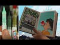 Pintando CON MARCADORES escenas de STUDIO GHIBLI | Karin markers