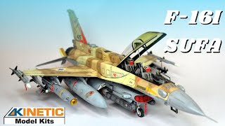 F-16I SUFA - Kinetic 1/48 - Full build compilation