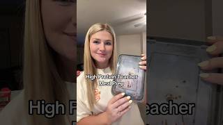 Meal prep with me 🫶🏻 #highprotein #mealprep #lunch #food
