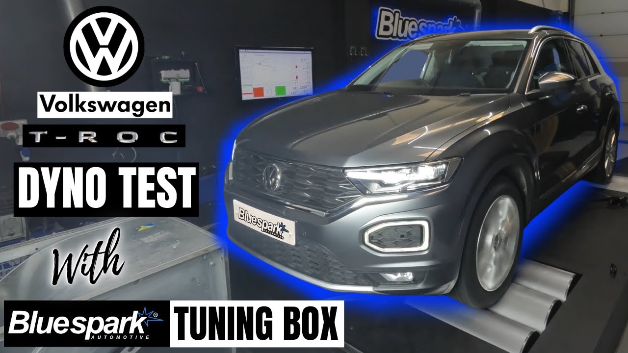 VW T-Roc 1.6 TDI 114bhp/116ps Dyno Test with Bluespark Tuning Box