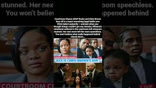 Courtroom Chaos: Rihanna Breaks Down as A$AP Rocky & Chris Brown Clash Over Baby RZA’s Paternity