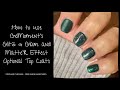How to use GelMoment&#39;s Glitz &amp; Glam and Matte&#39;R Effect Optional Top Coats