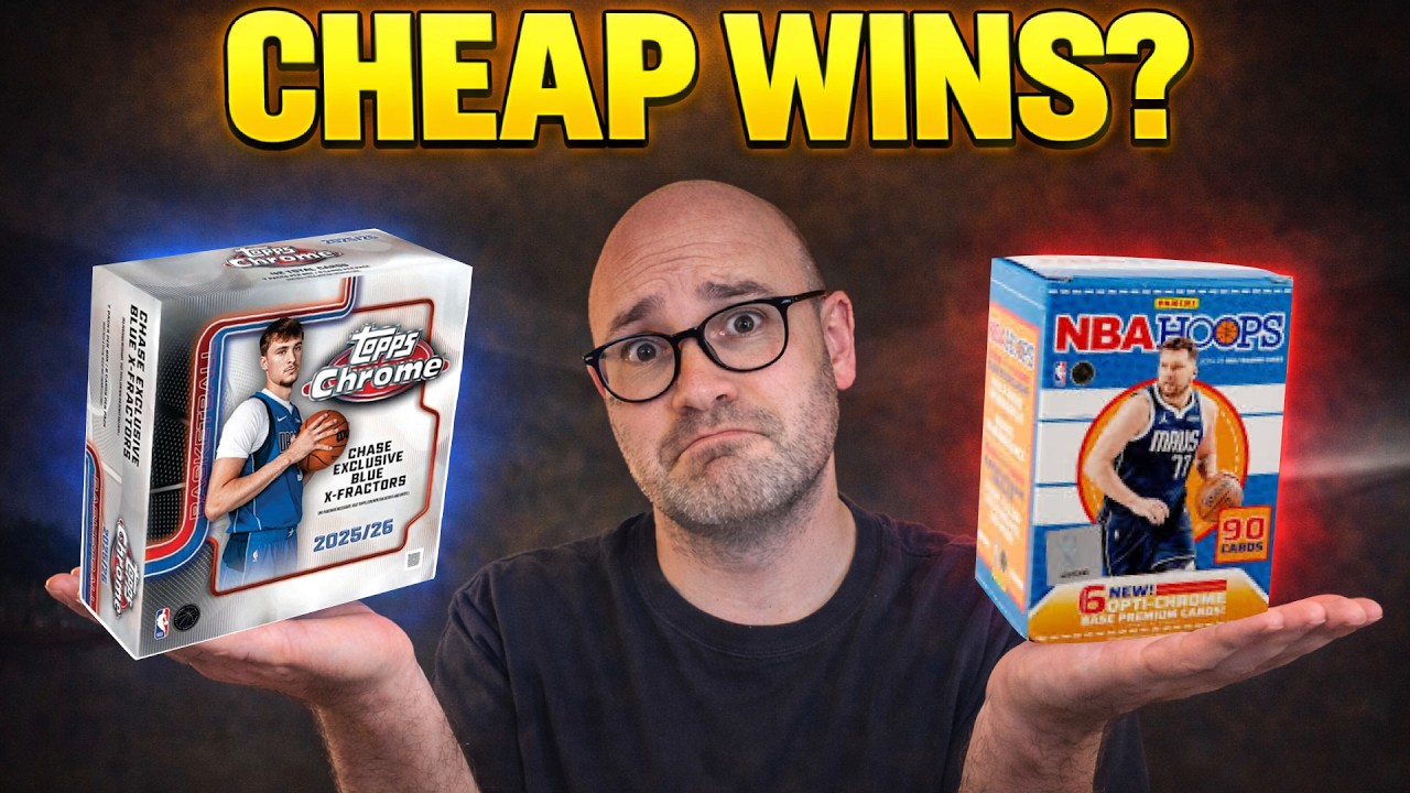Can Cheap NBA Hoops Blasters Beat Topps Chrome? (Card Opening Experiment)