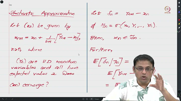 Lec 51 Review of Stochastic Approximation Concepts