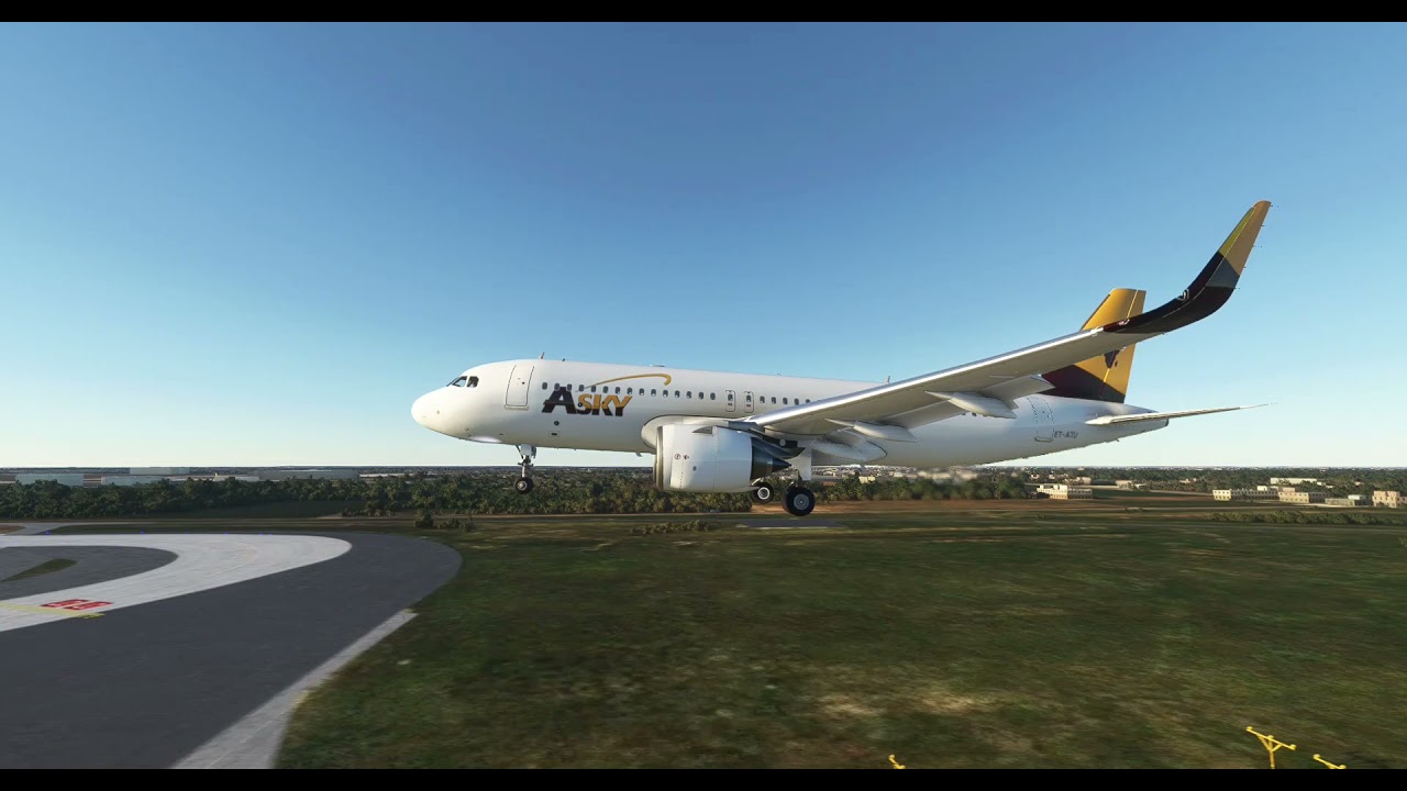 -71 fpm BUTTER landing at Tripoli Airport 