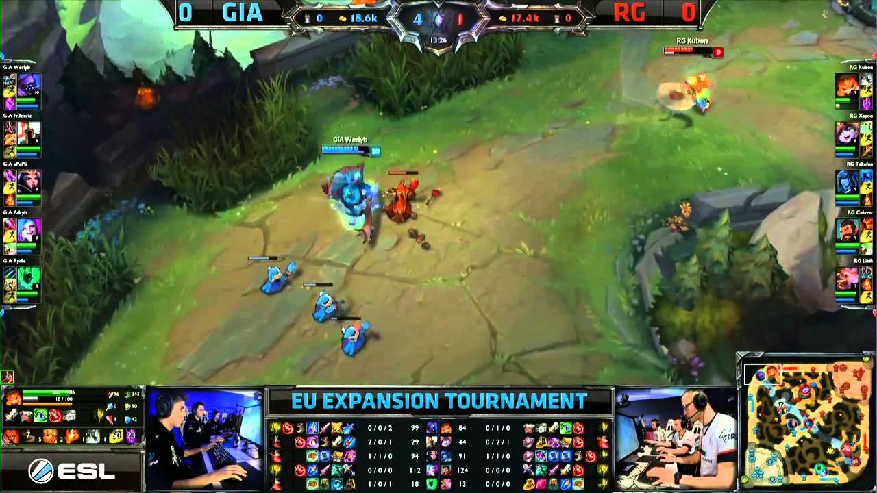 GIA vs RG   Game 1   EU Expansion Tournament, Semifinal   Giants vs Reason Gaming VOD