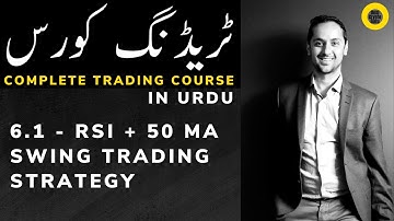 6.1 - RSI + 50 MA Swing trading strategy - Complete Trading course in URDU - By Desi Crypto Guru