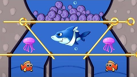 Fishdom Mini Games Ads Part 35 - All Levels - Pull Pin Save 2 Fish