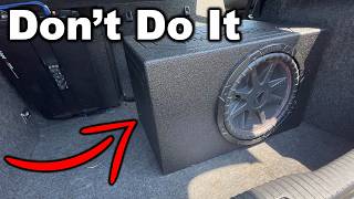 DON'T MAKE THIS CAR AUDIO MISTAKE!