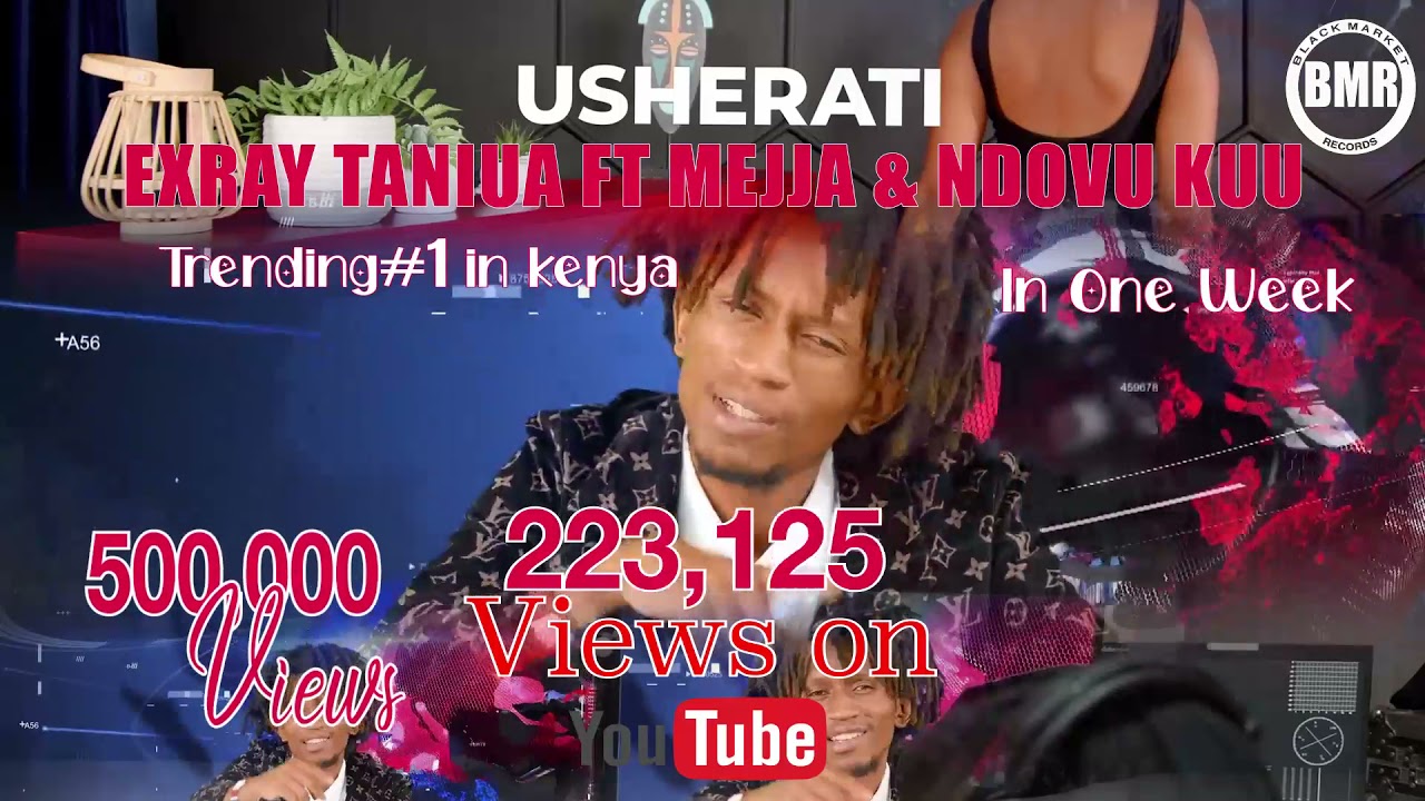 Usherati Trending #1 Music Kenya | Exray Tanius ft Mejja & Ndovo Kuu