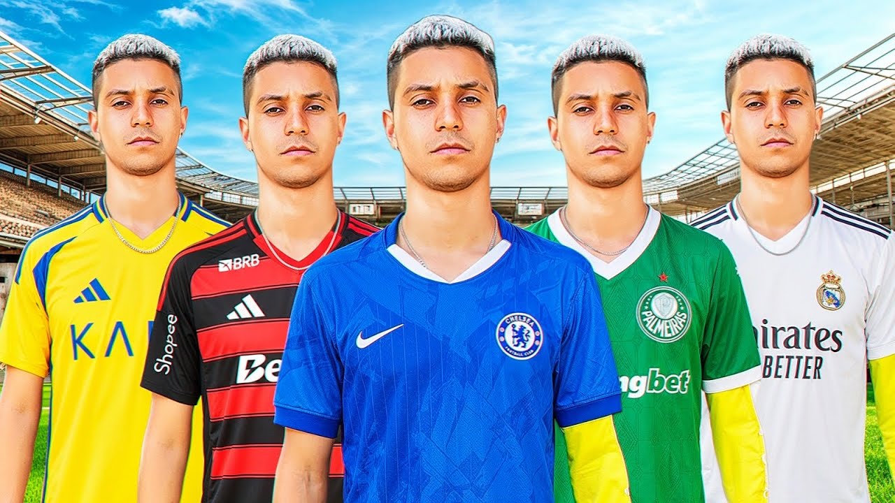 MARQUEI UM GOLAÇO COM TIMES DO MUNDO INTEIRO! 
