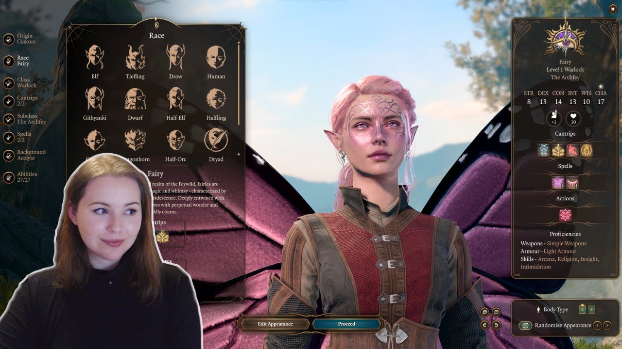 Baldur's Gate 3 ASMR 🧝‍♀️ 1+ Hour of Relaxing Whispered Character Creation with SIX Modded Races ✨