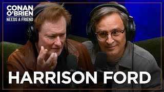 Conan Worries About How Matt Gourley Will Act Around Harrison Ford | Conan O'Brien Needs A Friend