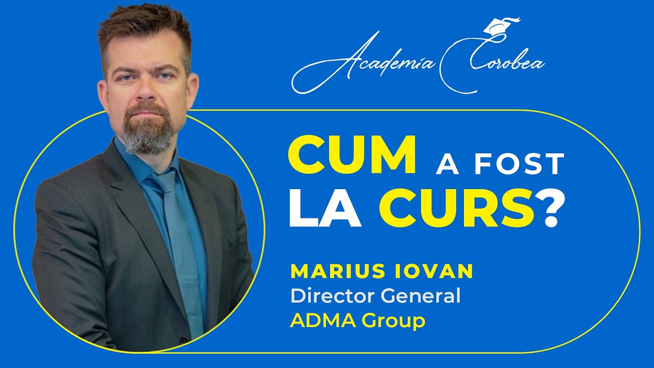 Marius ne spune cum a fost la cursul Construction Project Management by Academia Corobea