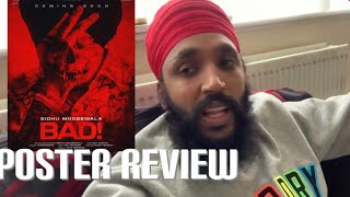 BAD | The Poster of Sidhu Moosewala | REACTION