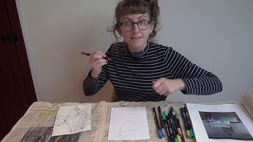 Surrealist Entopic Graphomania - drawing and colouring