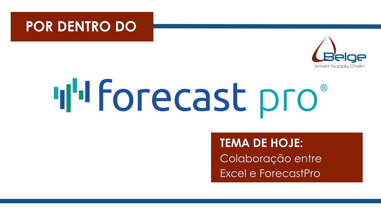 Forecast Pro - Colaboração entre o Excel e o software de previsões ...