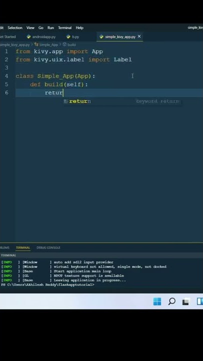 android app in python  kivy