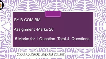 Sy bcom BM assignment by pro Ms Isha vyas