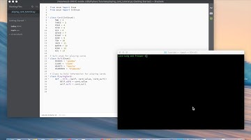 Python Tutorial: How to program a card game in Python