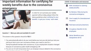 Over 1 million applied for unemployment in NJ