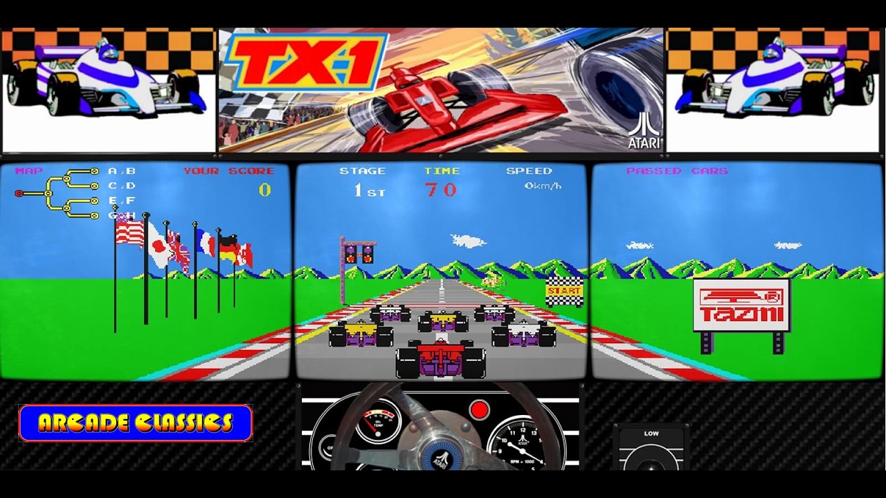 TX1 Arcade Game 1983 - Very rare. - YouTube
