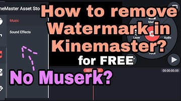 How to remove watermark in Kinemaster  w/out Muserk?